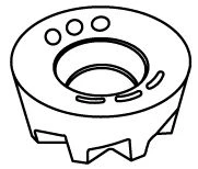 Solid Carbide Cutting Insert XP20-06-Q3 M45P
