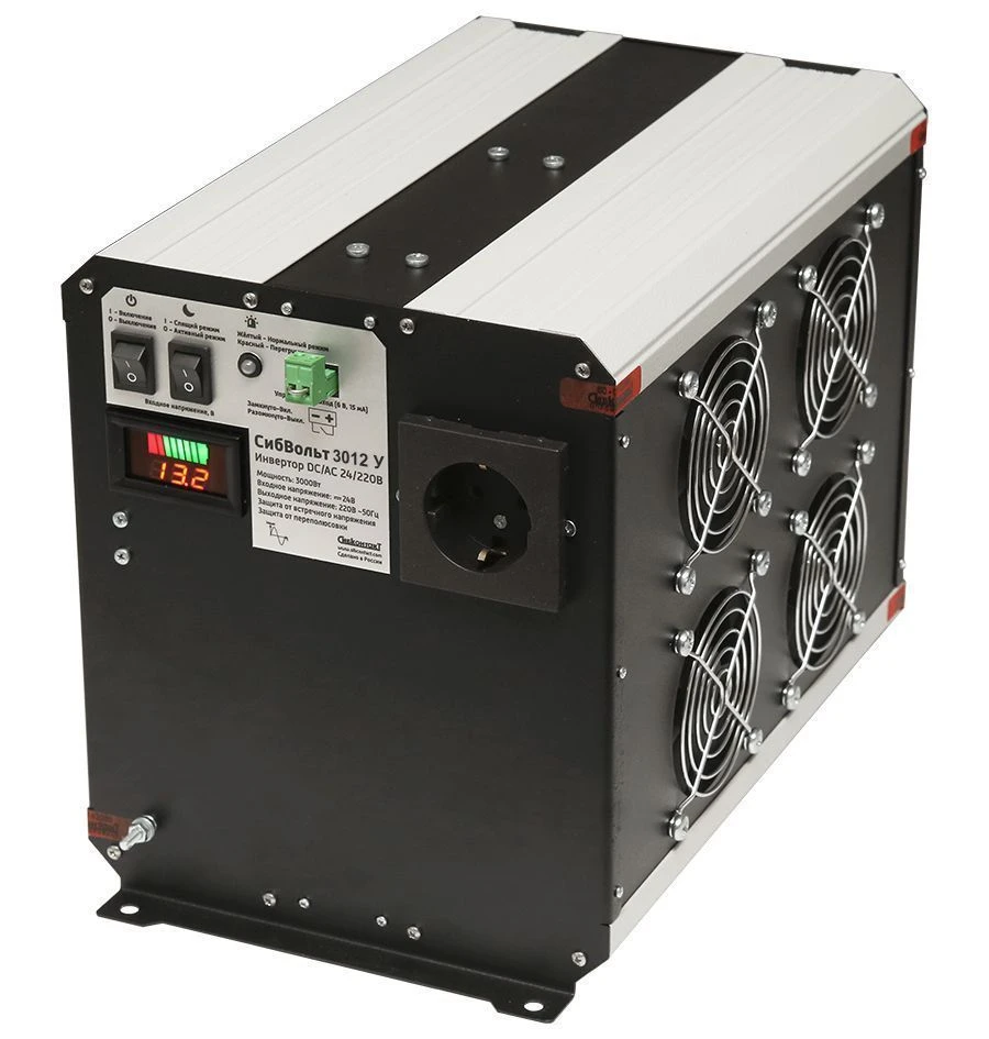 SIBVOLT 3012U Inverter DC/AC Voltage Converter 12V to 220V 3000W