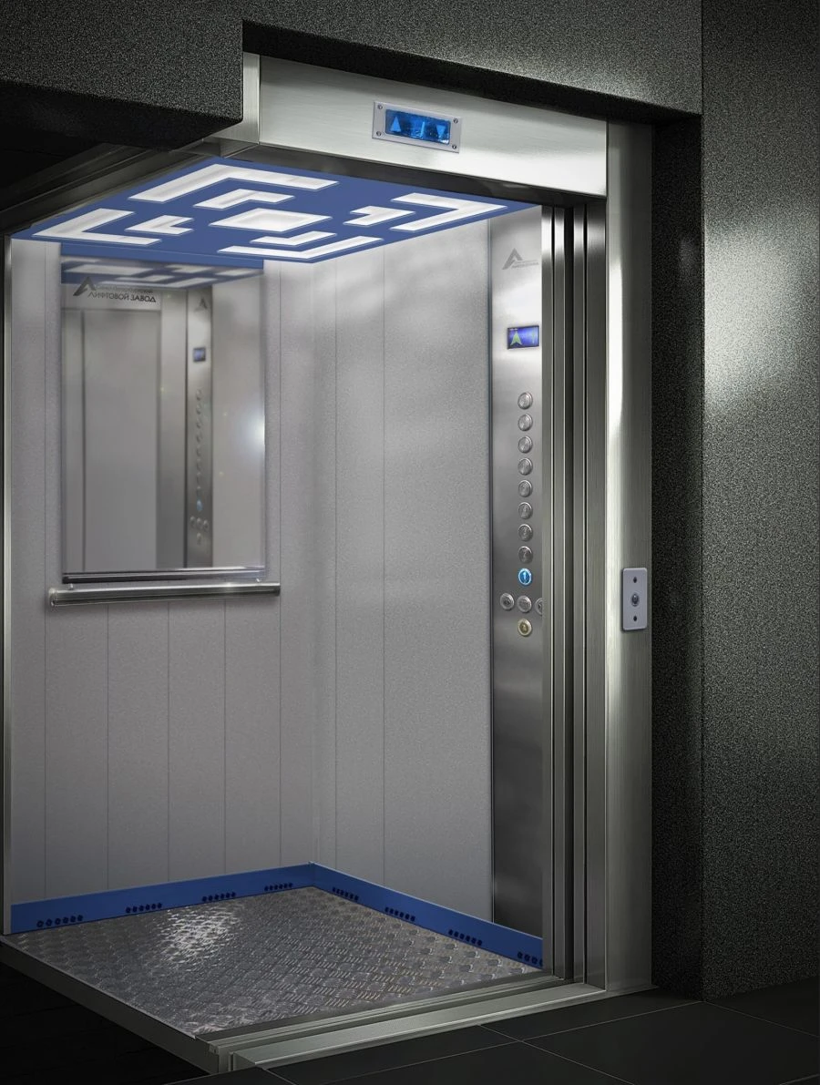 Passenger Electric Elevator Model SPbLZ MR with Machine Room, 240 kg Capacity