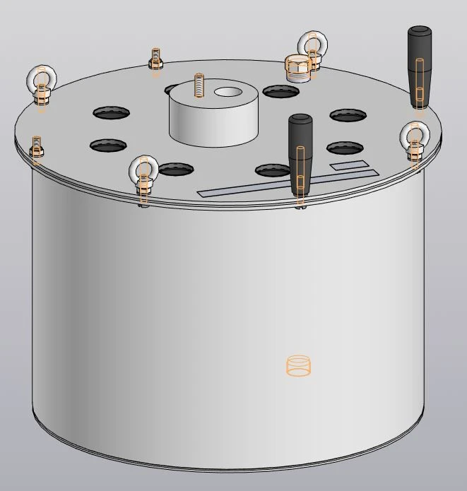 Neutron Source Charging/Discharging Stand No. 6 SK-BDKN