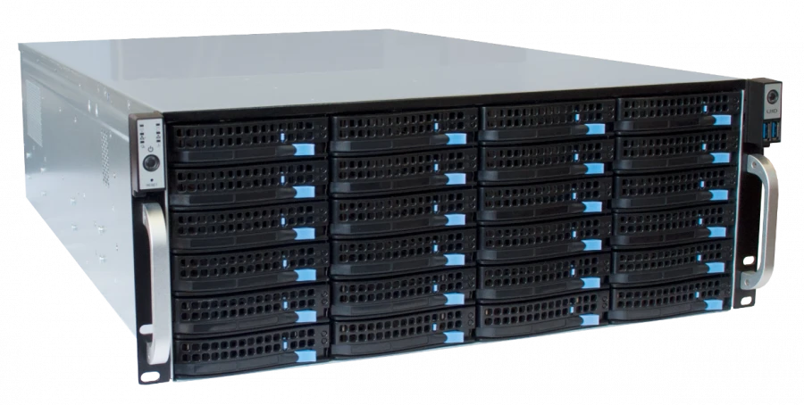 Network IP Video Server for 32 Cameras - Domination IP-32PT-24-HSR