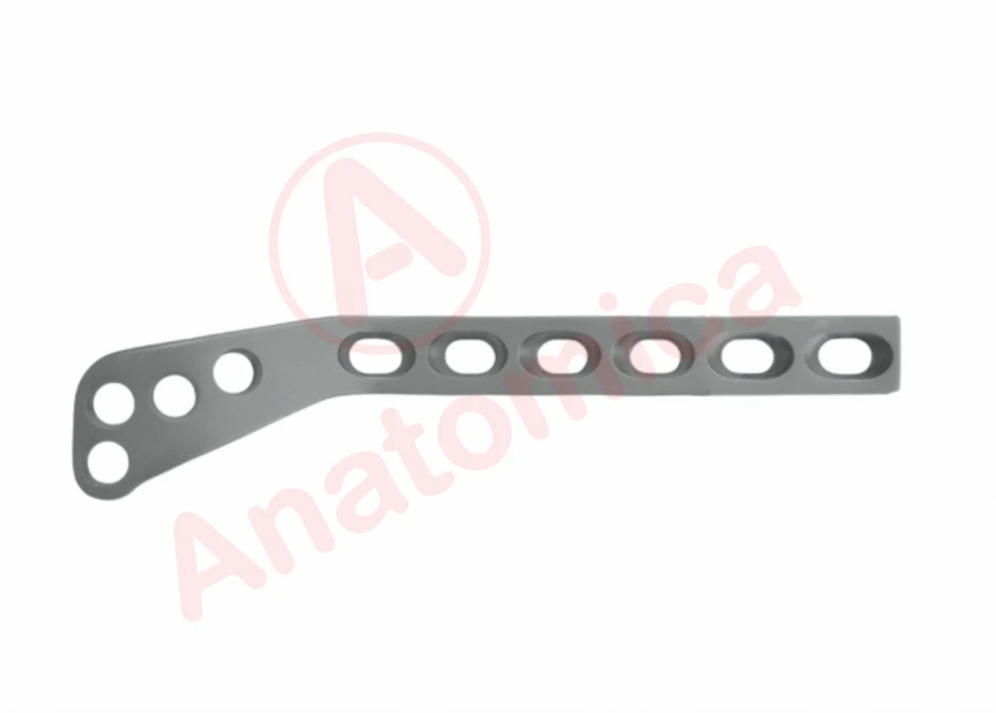 Plate for Lateral Condyle of Tibia with Limited Contact