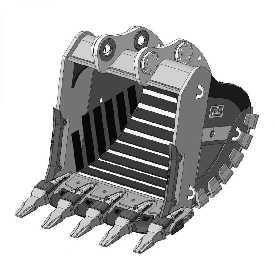 Super Reinforced Rock Bucket RDX-83.22-M2