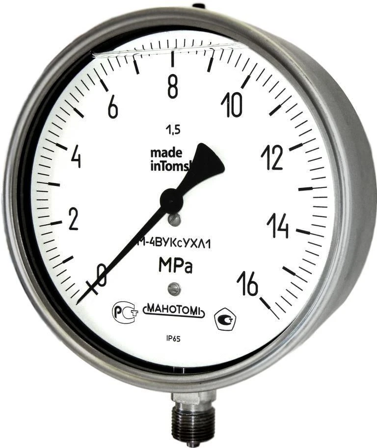 Vibration Resistant Pressure Gauges M-4VUKS