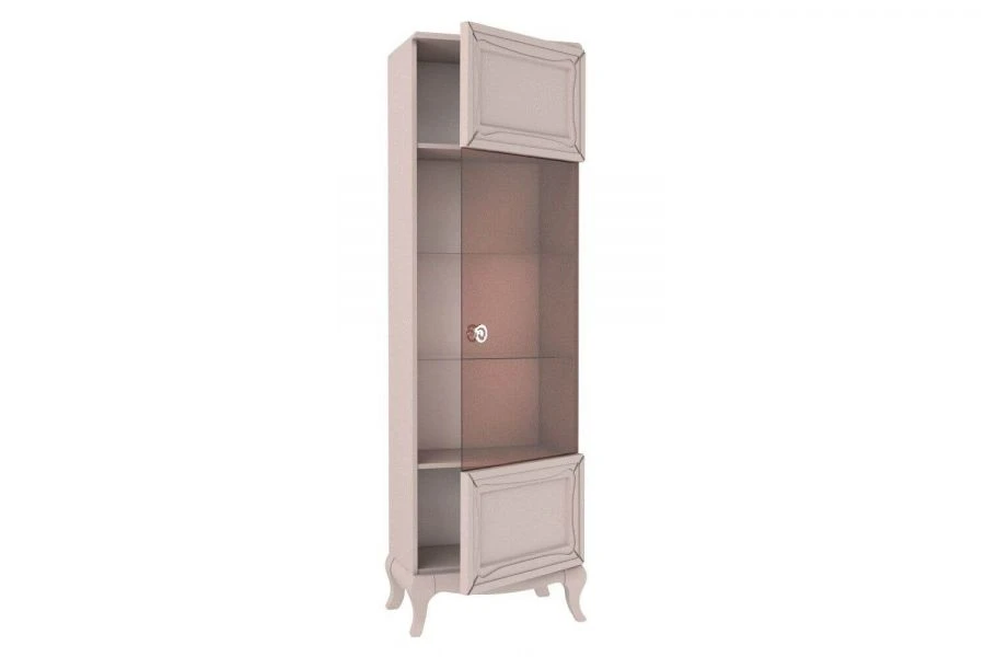Bianca Single Door Wardrobe with Glass Door (Kashmir)