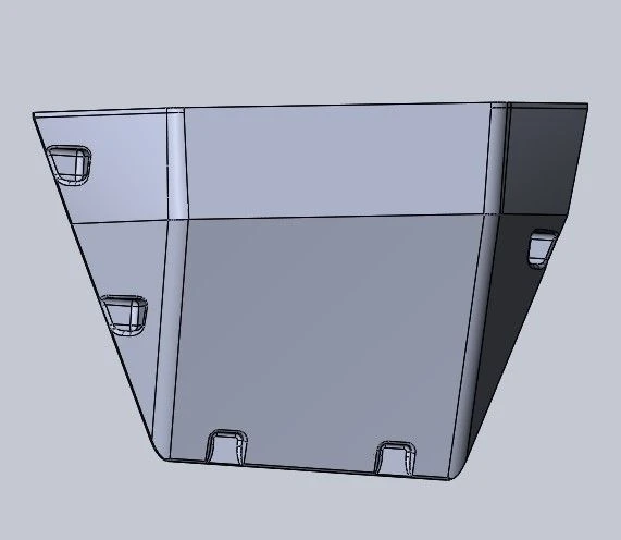 Side Controller Cover for Tram Cars 71-411.12.10.511