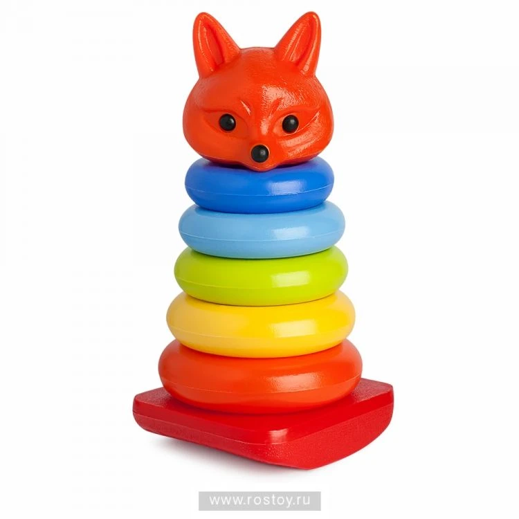 Rocking Pyramid Toy - Fox Model