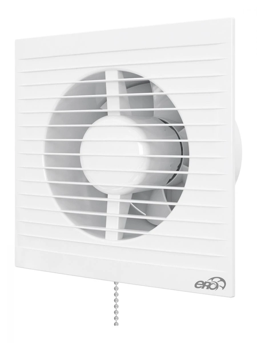Axial Fan E 100 C-02 with Backdraft Damper and D 100 Switch