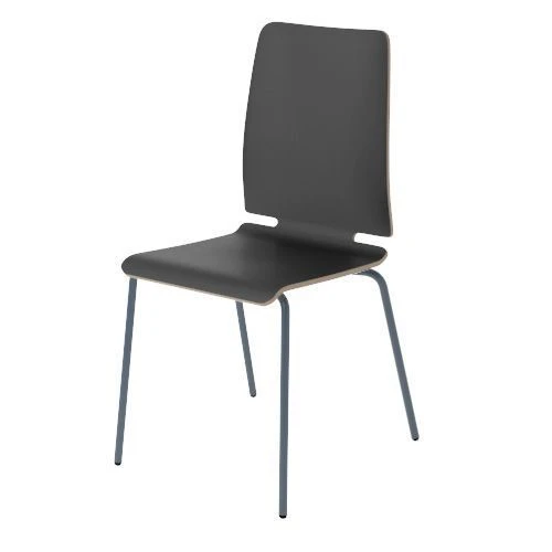 Metal Frame Chair with Wooden Seat - SF9