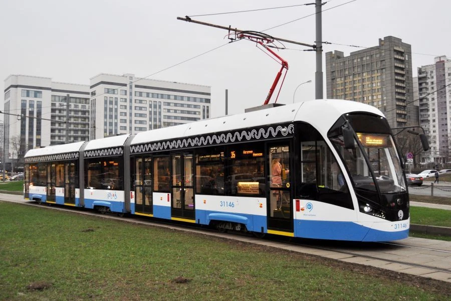 Low-Floor Tram Model 71-931M "Vityaz-M
