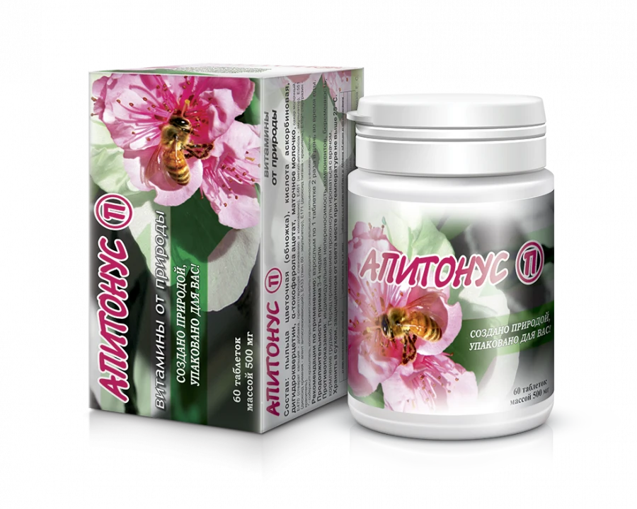 Natural Vitamin-Mineral Complex Apitonus P