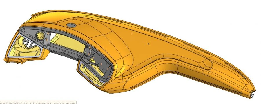 Complete Instrument Panel Assembly 5299-401M-5315100-18