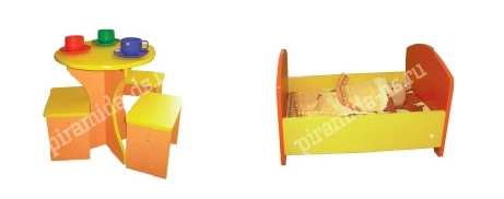 Children's Play Set - High-Quality MDF Furniture