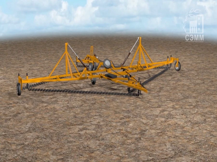 Chain Harrow BЦ-12 for Soil Preparation