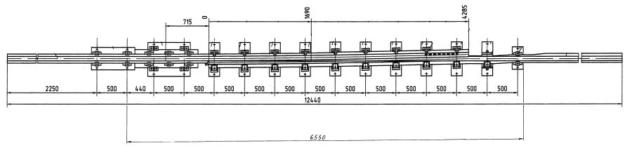 Expansion Joint Type R65 for Bridge Decks Compensating Movement up to 160mm