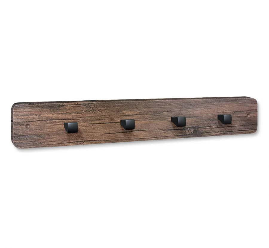 Stylish Wall-Mounted Coat Rack with 4 Hooks - SHT-WH33-4