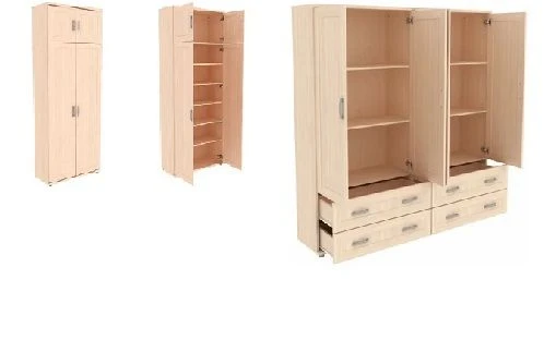 Wooden Closed Wardrobe for Linens/Towels