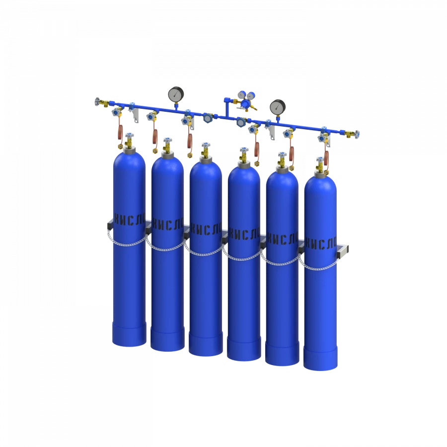 Oxygen Bypass Ramping System for Six Cylinders RPK-6