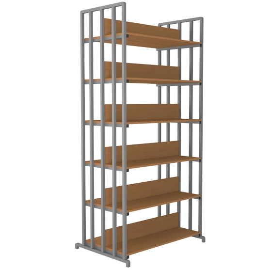 Metal Library Bookshelf for Efficient Storage