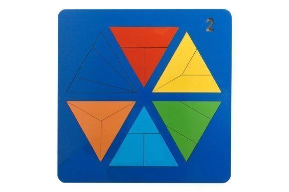 Triangle Puzzle Game No. 2 - Educational Toy