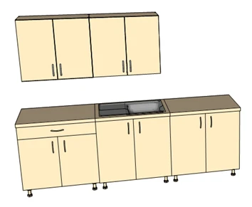 Custom Kitchen Buffet Design