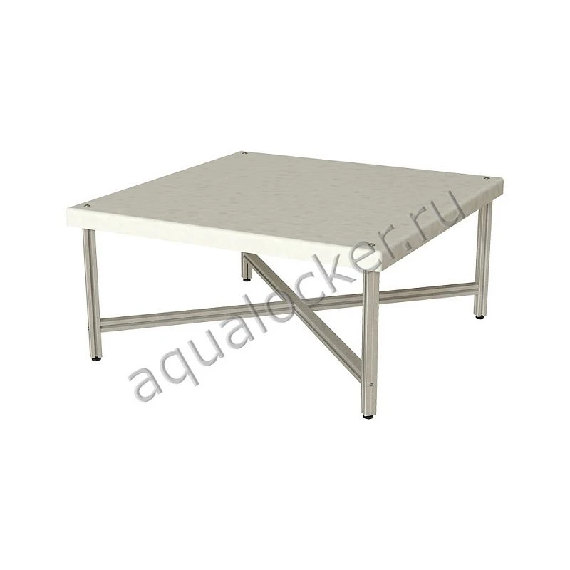 Water-Resistant Bench for Pools and Aqua Parks - AQUALOCKER MGH
