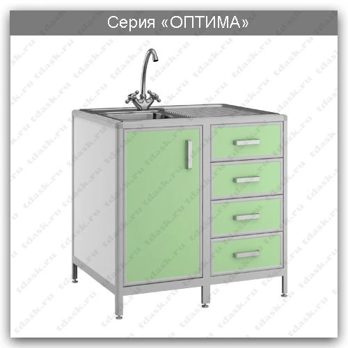 Laboratory Table with Sink, Optima Series: SLM.02.01