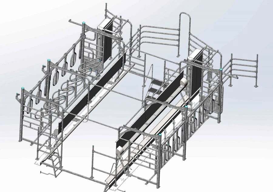Parallel Milking Installation for Stalls Model