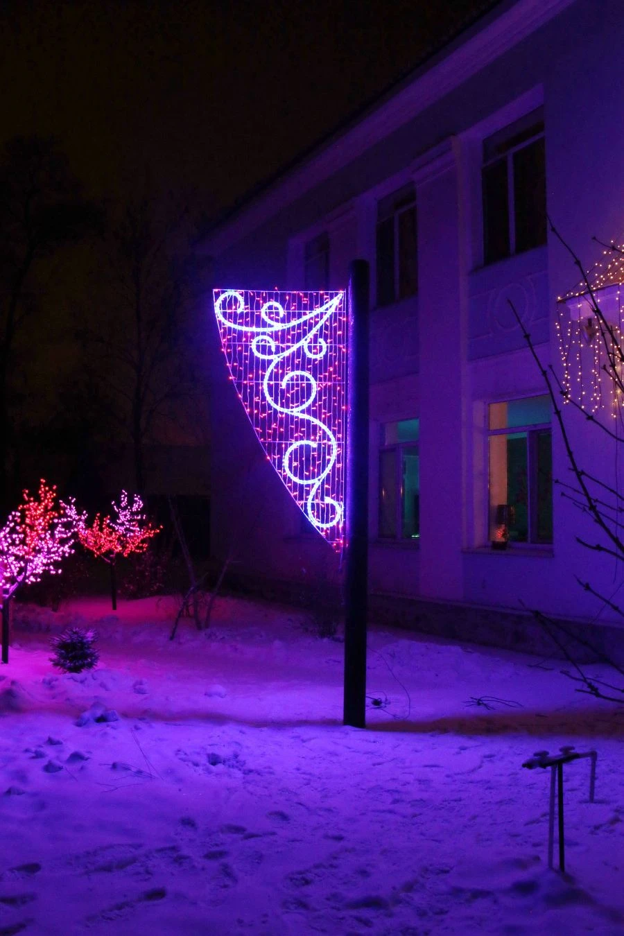 Decorative Outdoor LED Panel Light "Lyra" – Wall-Mounted 220V, 24V, 12V