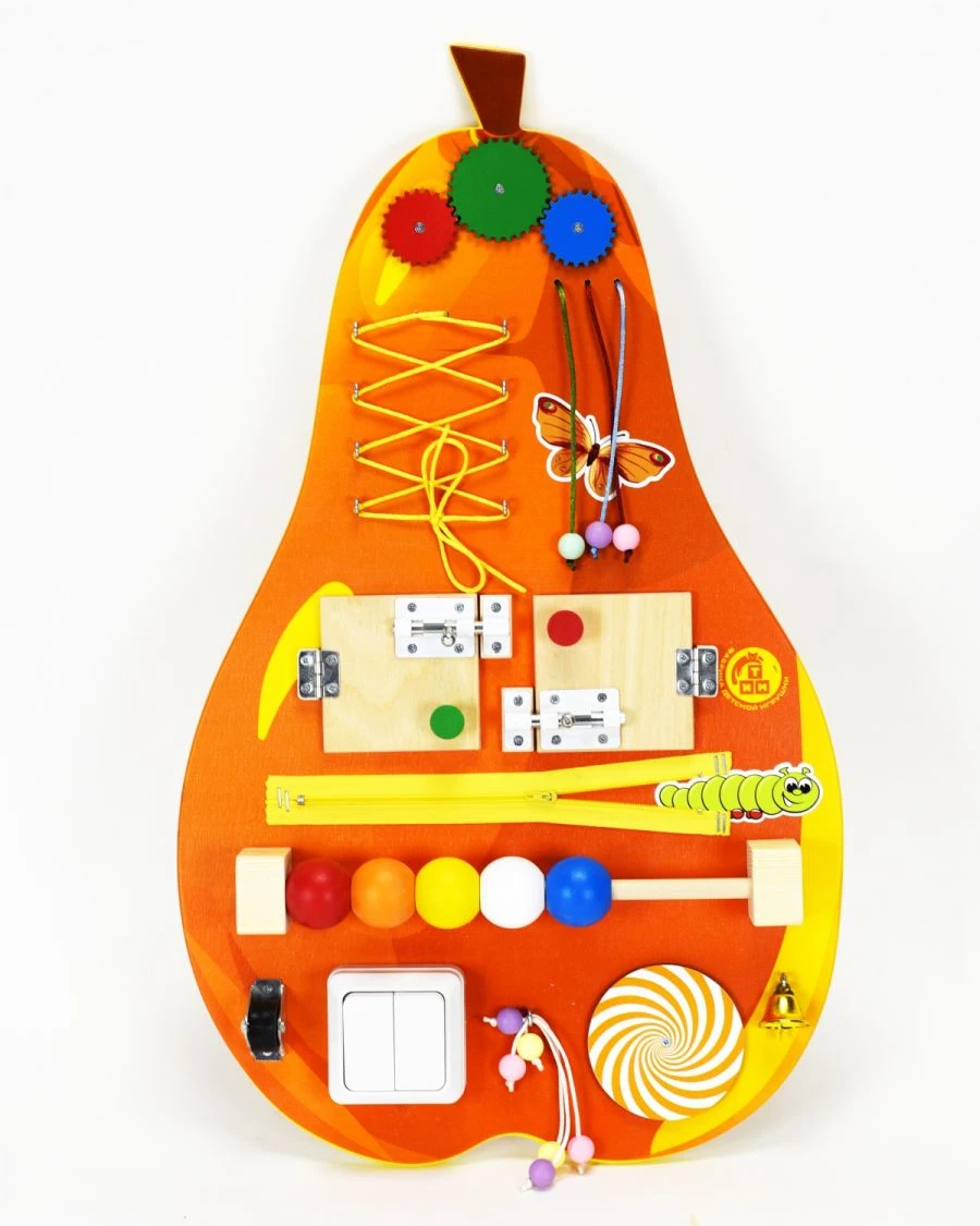 Busy Board Pear Shape for Early Development