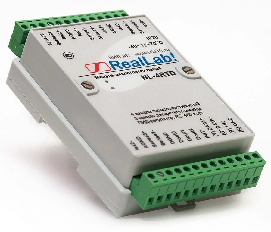 Temperature Measurement Module for Resistance Thermometers NL-4RTD