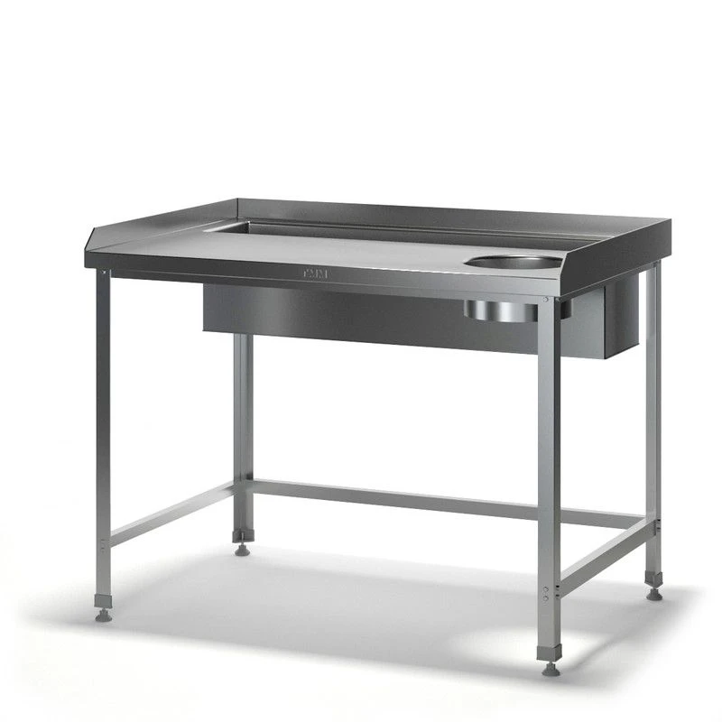 Stainless Steel and Galvanized Steel Root Vegetable Processing Table SDK