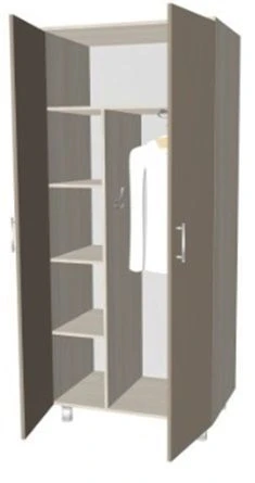 Two-Door Wardrobe for Clothing KSSHM 2-05