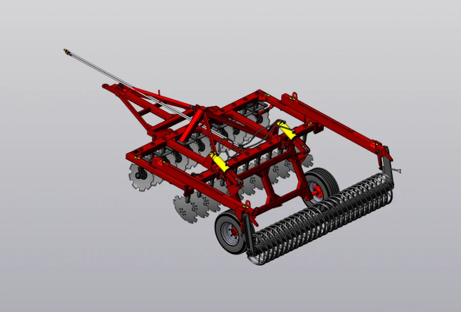 Towable Disc Harrow BD-3.2x2P for Soil Preparation