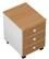 Mobile 3-Drawer Cabinet with Central Lock - PROFIQUADRO KV 219