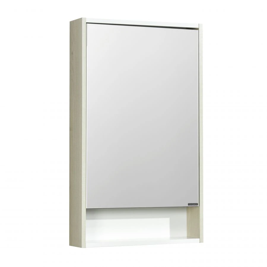 Stylish Mirrored Cabinet Aquaton Riko 50 White, Ash