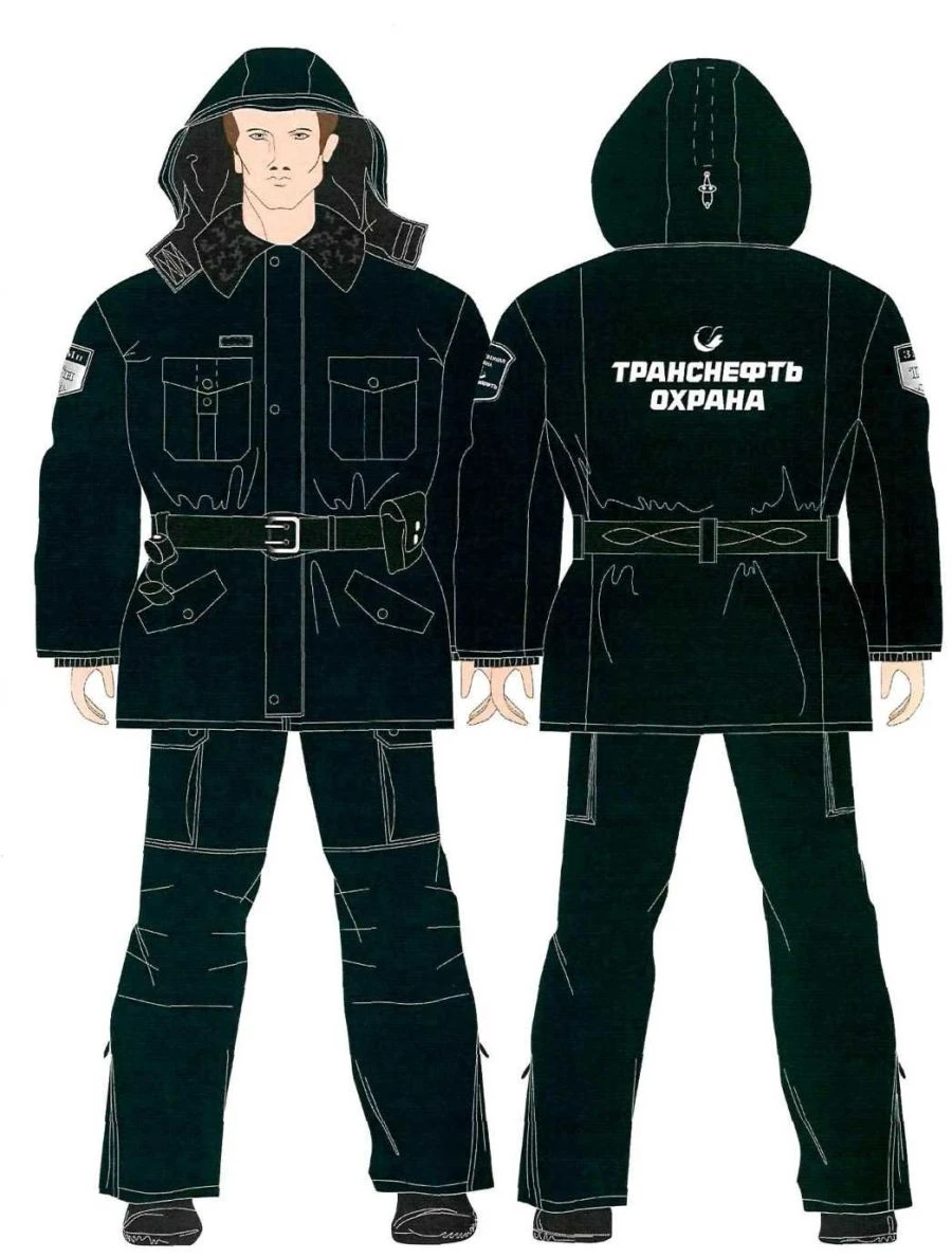 Protective Suit for Mechanical Impact and Industrial Pollution, Model: Transneft