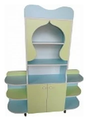 Girls' Play Shelf with Decorative Panels, Art. C.06.49