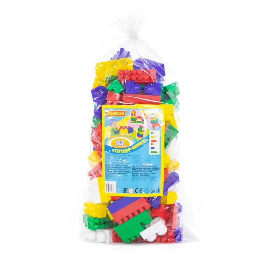 Super-Mix Building Set (144 Pieces) - Model 6783