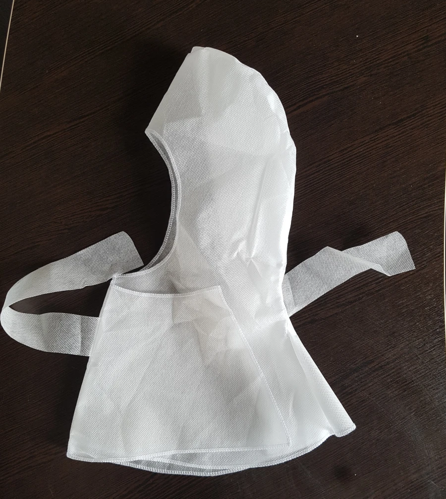 Disposable Medical Cap Helmet with Neck Ties