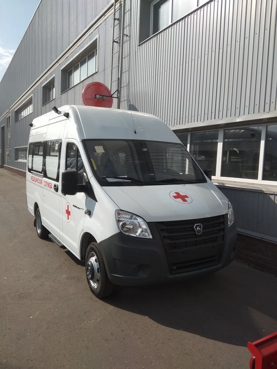 Medical Service Vehicle IAC-1767M6 based on GAZelle Next chassis A32R22, A32R32 with GAZ diesel engine