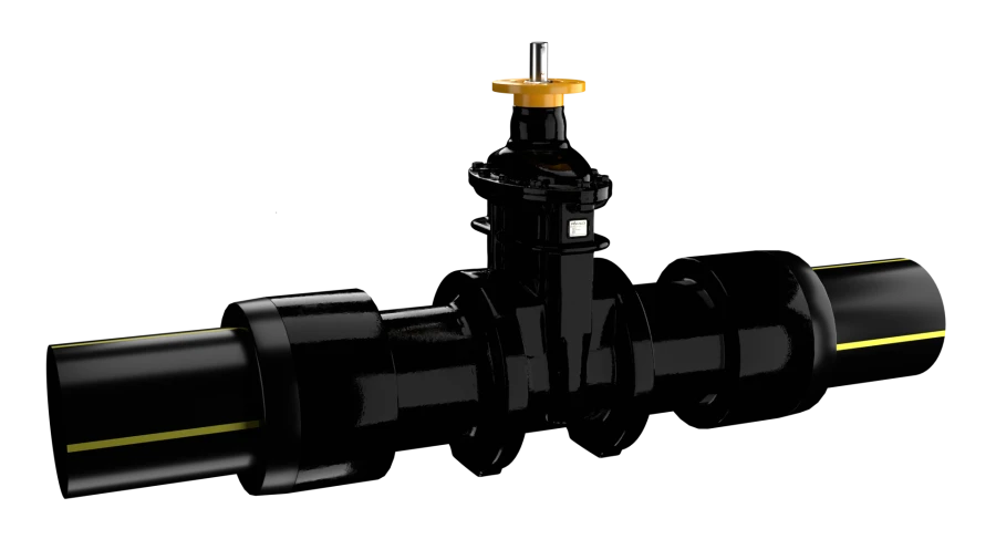 Rubber-Wedged Valve for Gas Supply with Reinforced Coating Model 31вч23р1