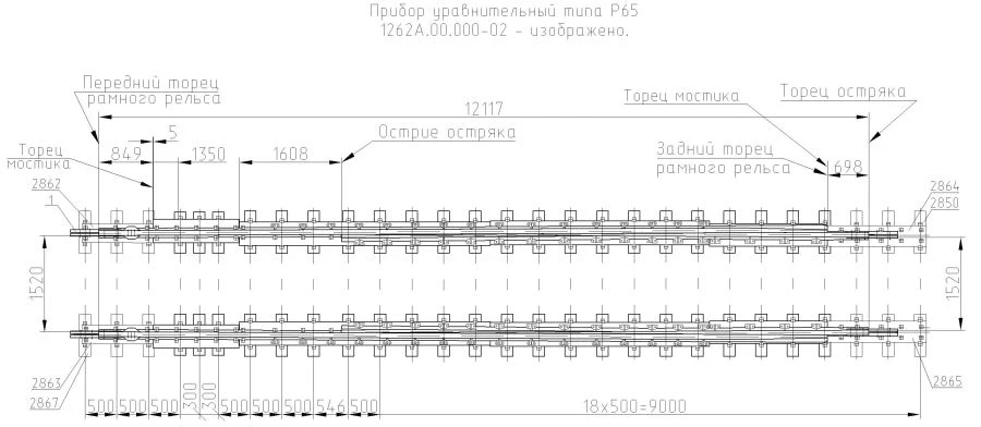 Leveling Device Type R65 for Rail Bridges (Project 1262A.07.000/-01)