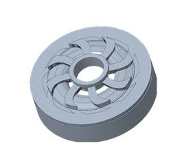 Lower Guide Apparatus D1150N, 0.68-inch Shaft, Ni-Resist