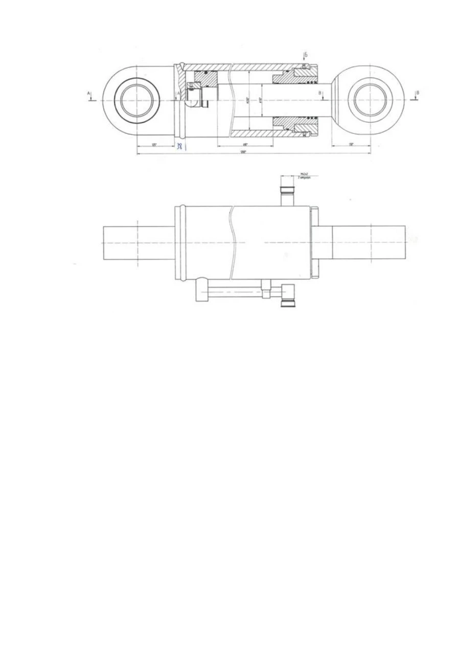 Hydraulic Cylinder for Boom Lifting TL 150.43.02.000