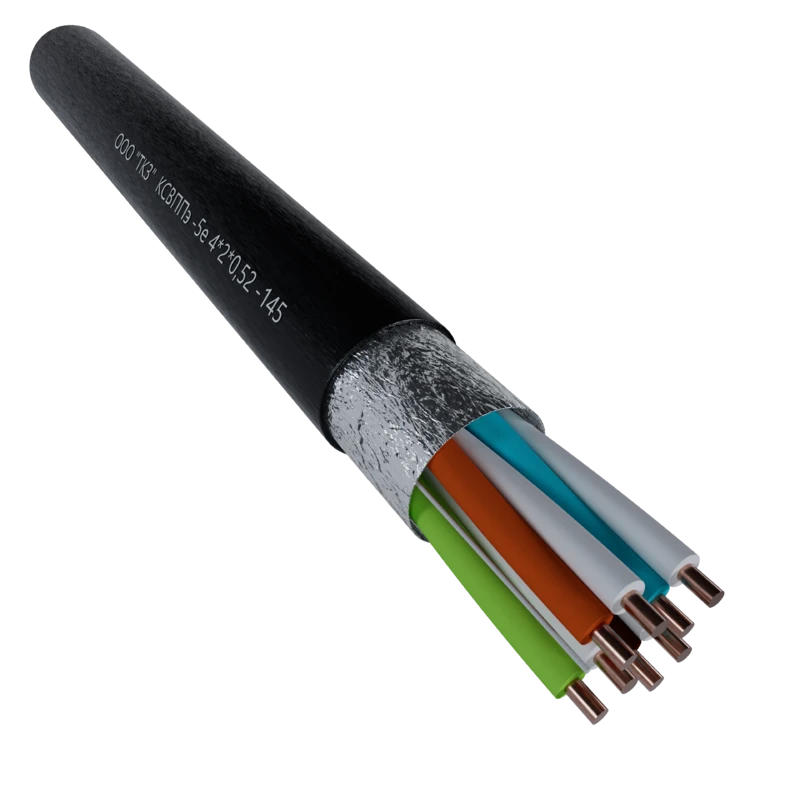 High-Frequency Twisted Pair Cable 2pr F/UTP-5e 25 AWG PE