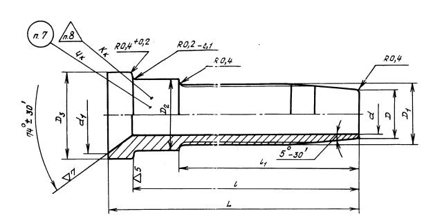 Connector Nipple according to ND Standards