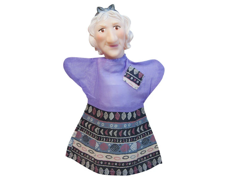 Hand Puppet Doll "Baba Yaga