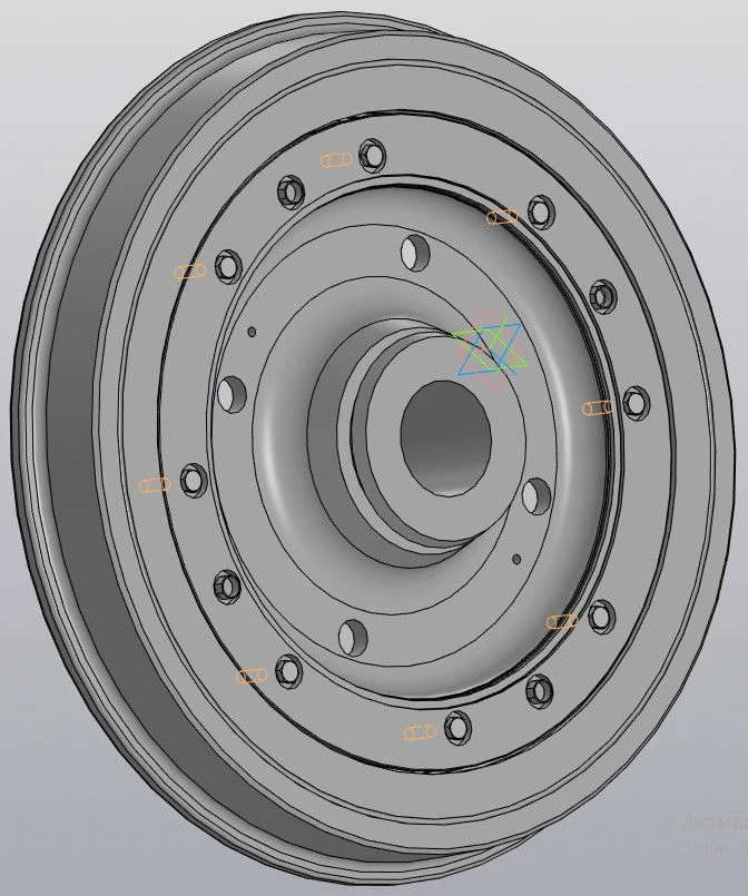 Shock Absorbing Wheel 71-2020.00.00.00.00 SB