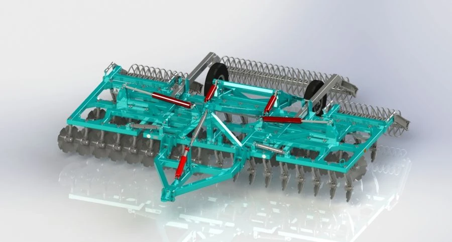 Folding Disc Harrow BDM-6x3P (Sura-6x3P Folding)